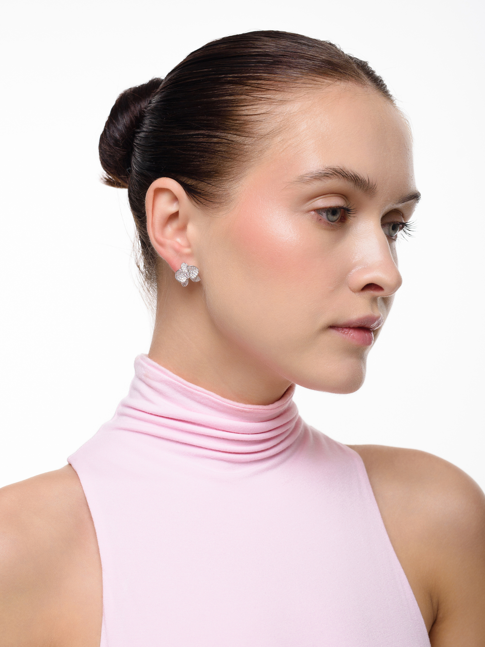 Серьги "Pentafoil" Silver