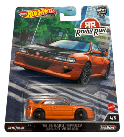Hot Wheels | Premium | Car Culture | Ronin Run | '98 Subaru Impreza 22B-STi Version (2023)