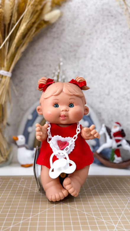 Ванильный пупс без волос