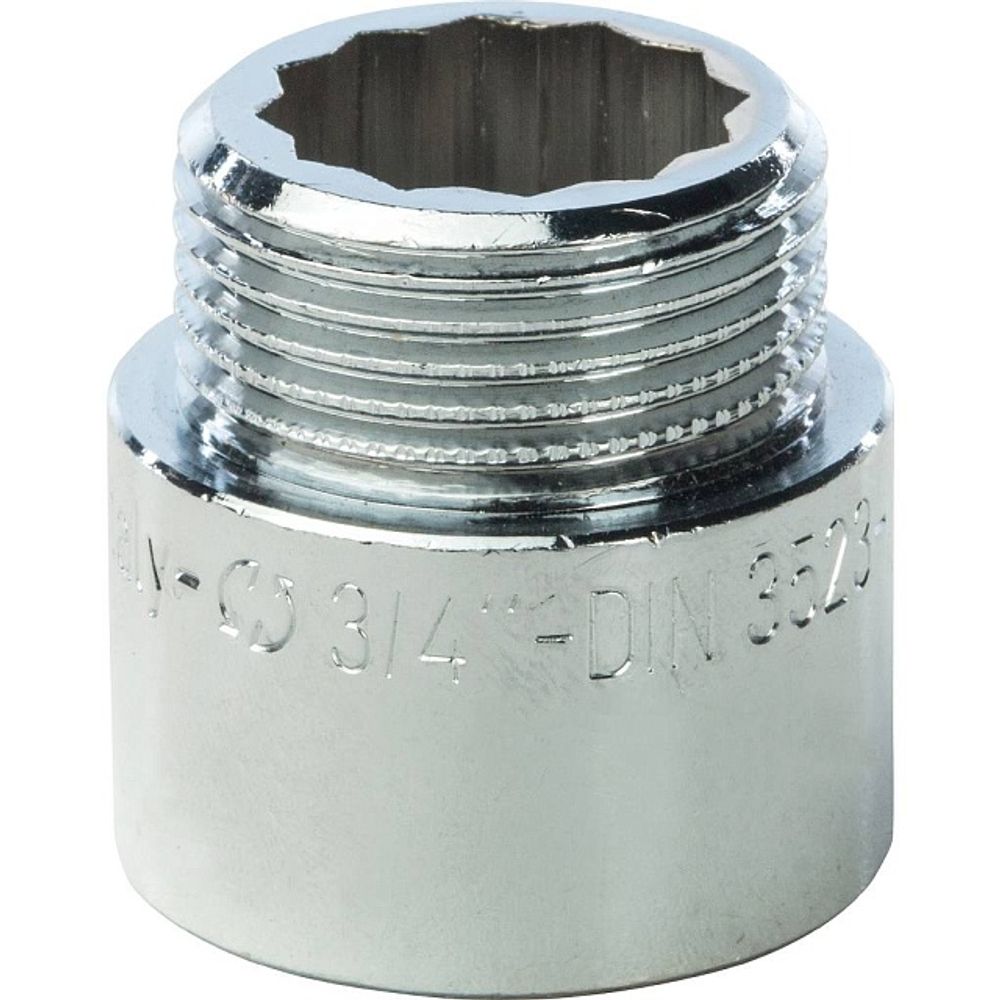 Удлинитель хром 3/4" ВН 20мм STOUT