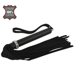 Черная многохвостая плеть Гламур - 41 см. (Цвет: черный)