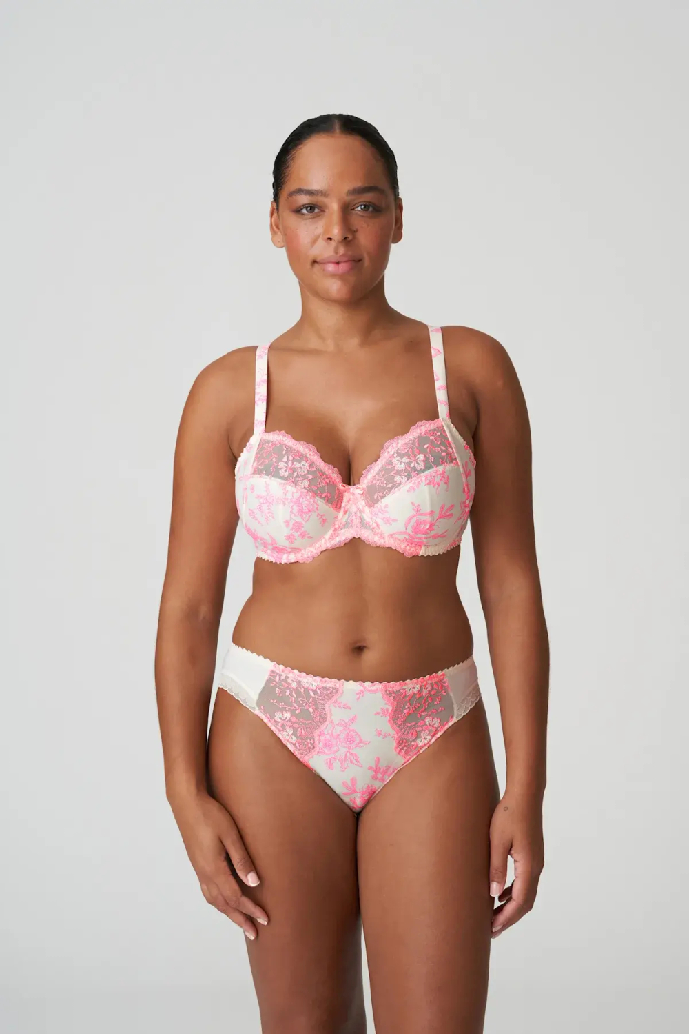 PRIMADONNA Бюстгальтер с полной чашкой, белый/розовый