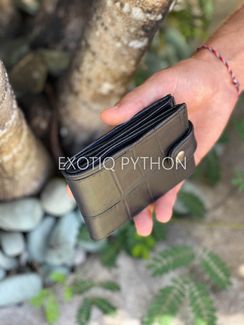 Бифолд кошелек из кожи крокодила WA-187