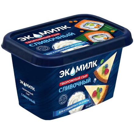 Сыр творожный Экомилк 60%, 350 гр