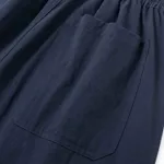 Брюки Ymkashix Puff Office Темно-синие