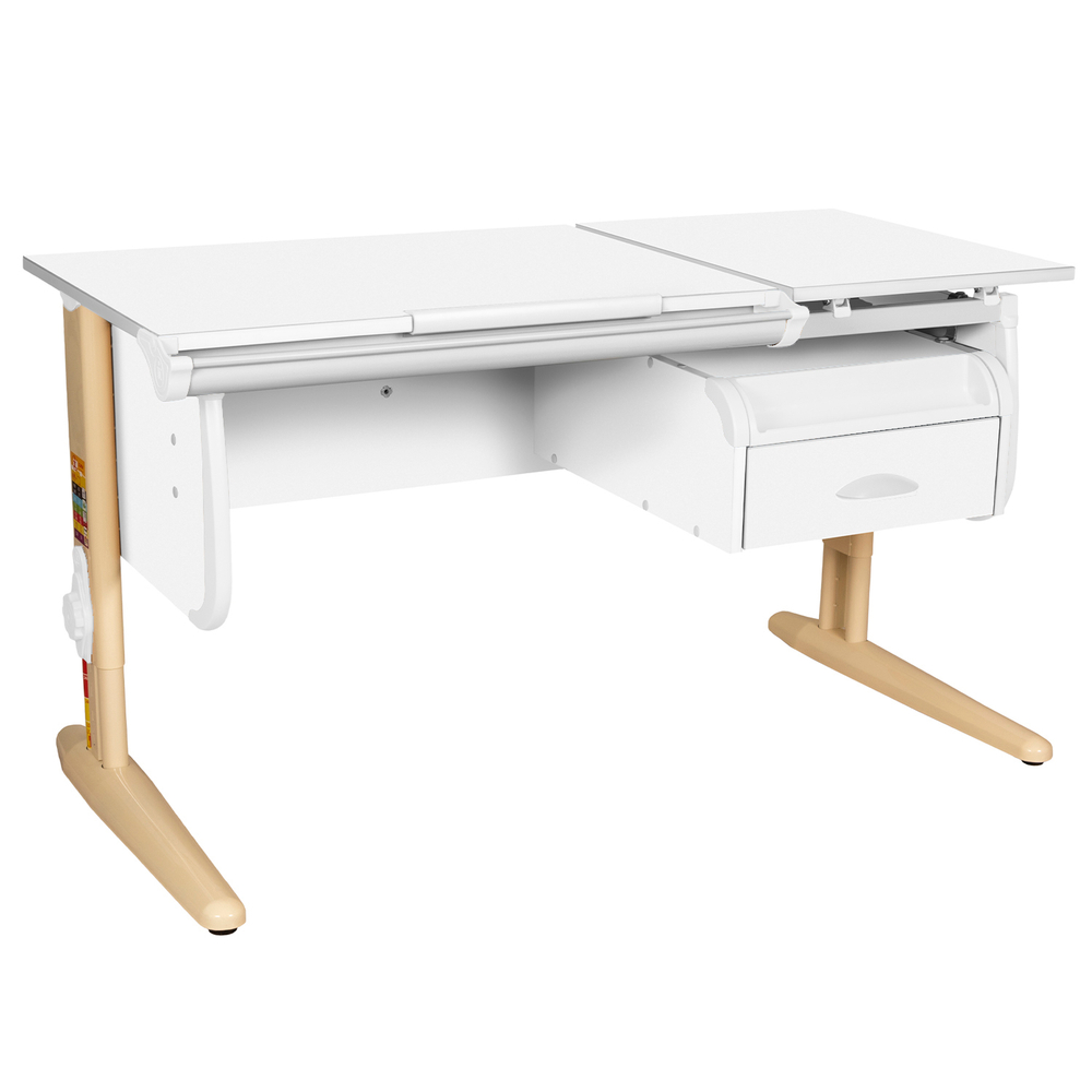 Растущая парта Дэми СУТ 25 с навесной тумбой (1200×610 мм)