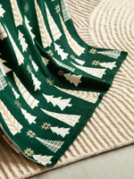 Плед из хлопка с новогодним рисунком whitewood из коллекции new year essential, 130x180 см