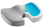 Подушка для сидения с эффектом памяти RoadLike Travel Support, серый