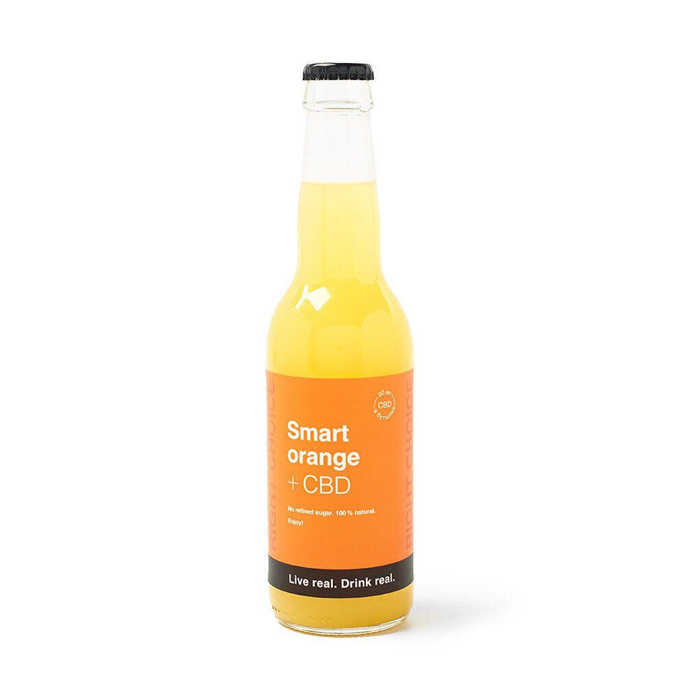 Лимонад Smart Orange +CBD, 330 мл