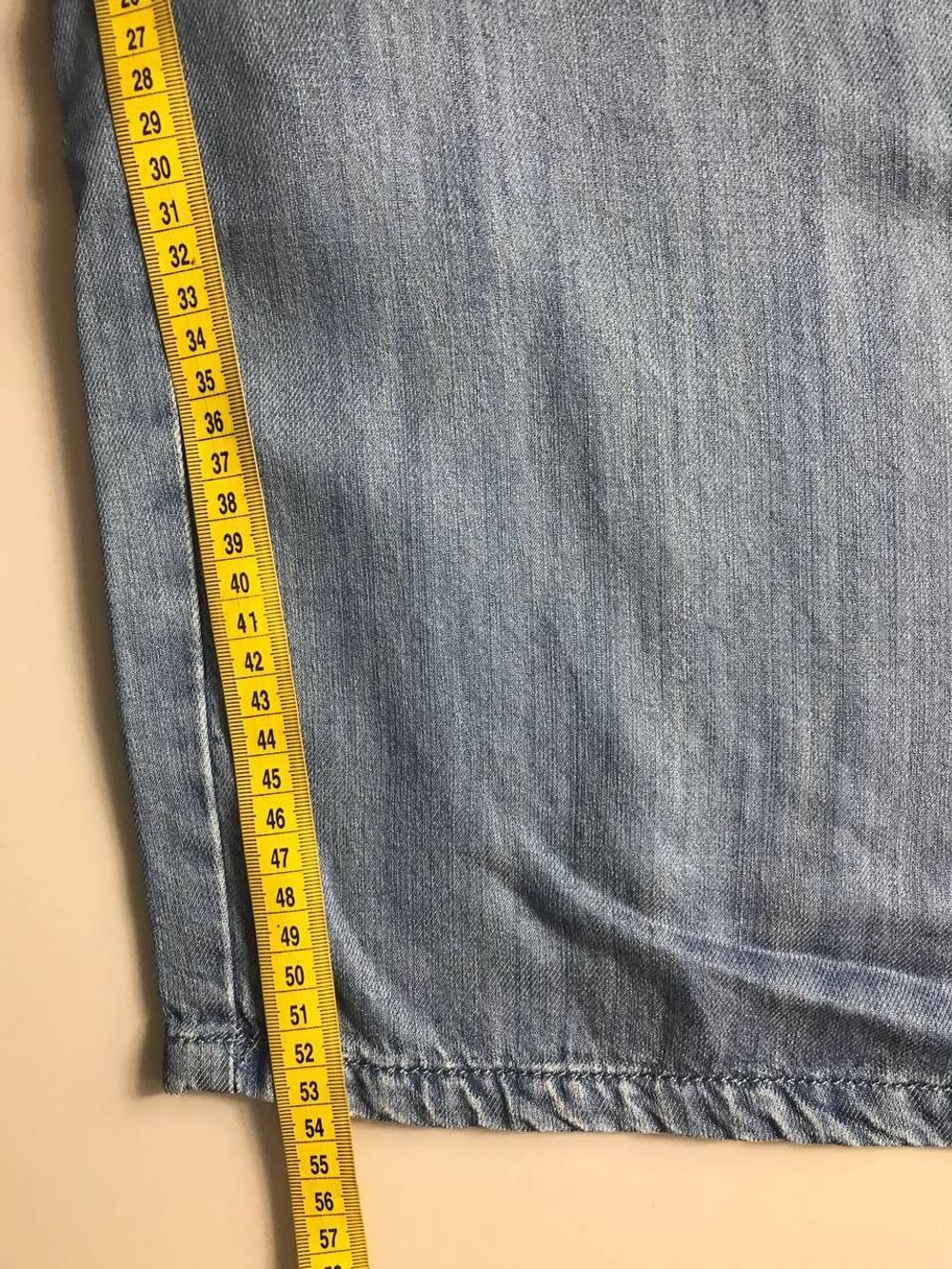 Джинсы-палаццо Bershka модные, маркировка М, визуально 46 размер