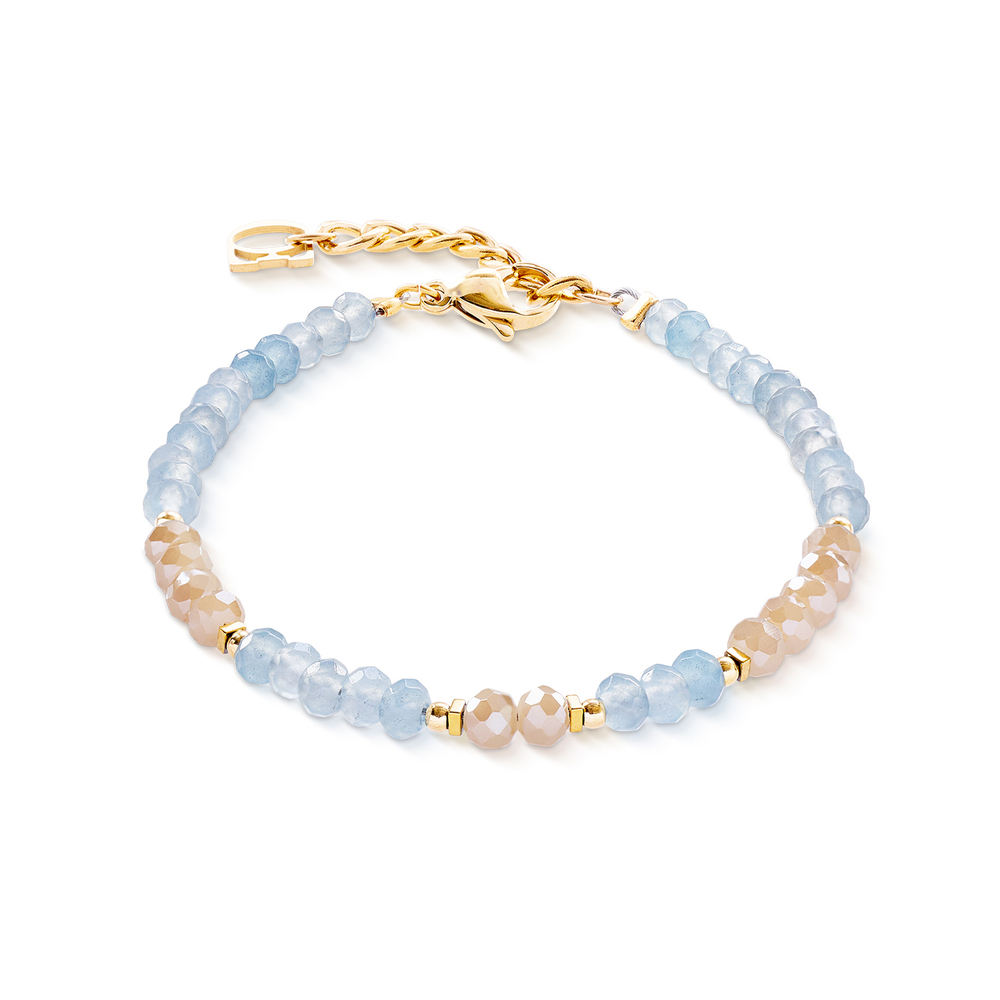Браслет Coeur de Lion Light Blue-Beige 2043/30-0738