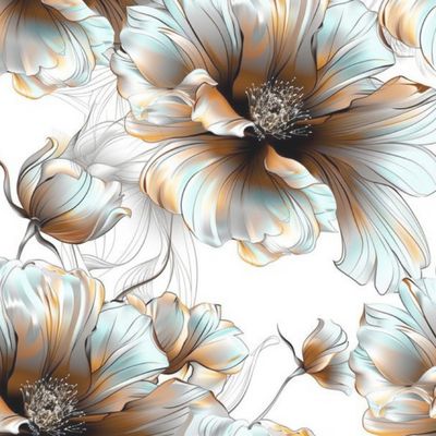 Цветы в пастельных тонах