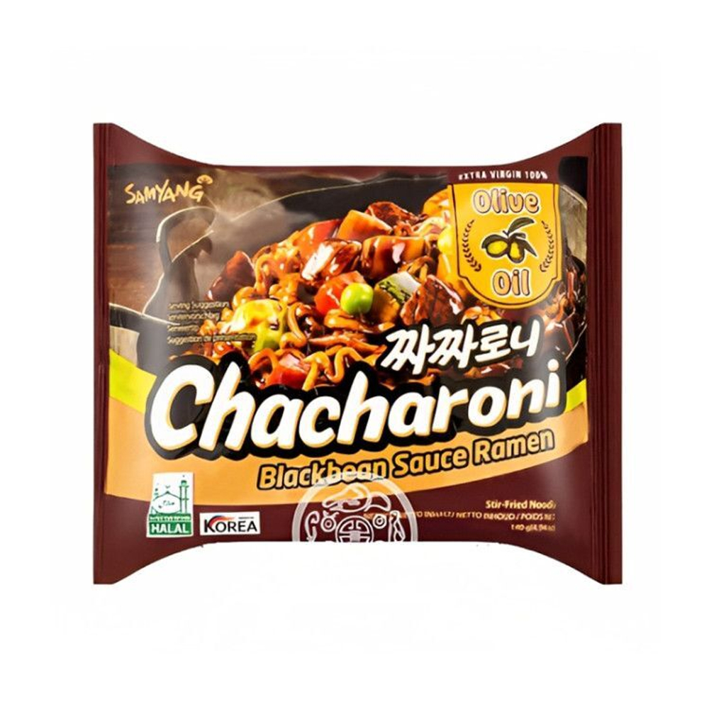 Лапша САМЯНГ "РАМЕН CHACHARONI" с соусом из черных соевых бобов 140гр