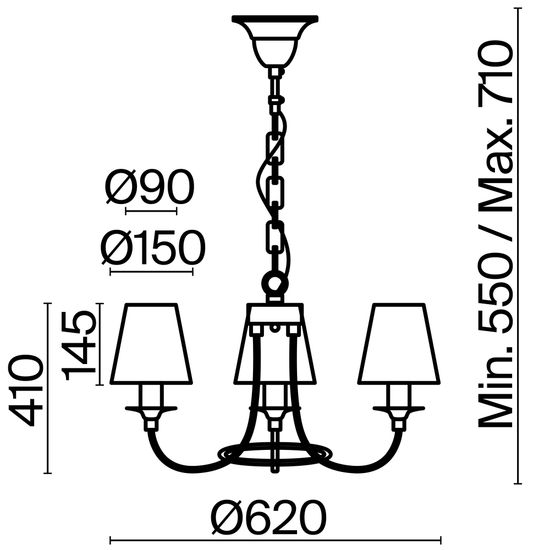 Люстра Freya FR4402-PL-03-GB