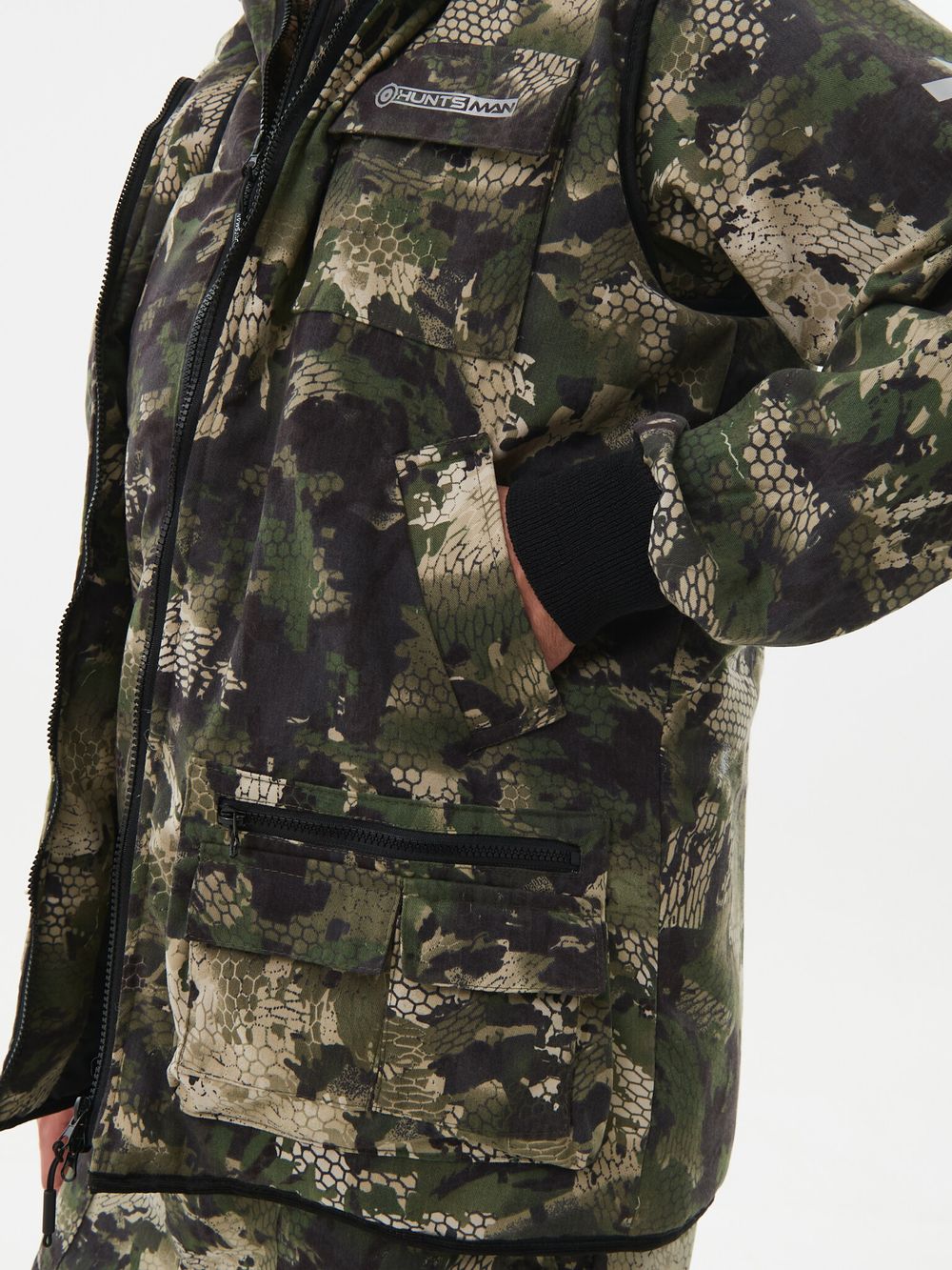 Костюм летний Тайга-3 ткань Твил-Пич цвет Зеленый Питон