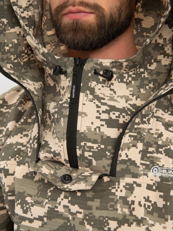 Костюм летний Антигнус-Эконом ткань Смесовая Рип-Стоп цвет 128/2 (светлый пиксель)