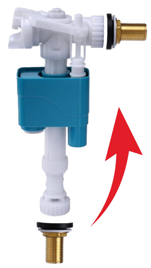 Клапан заливной для бачка (УНИВЕР.) GANZER (20/1шт)