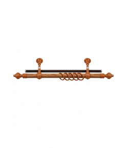 Карниз круглый Legrand Кантри 2-х рядный 3000 мм