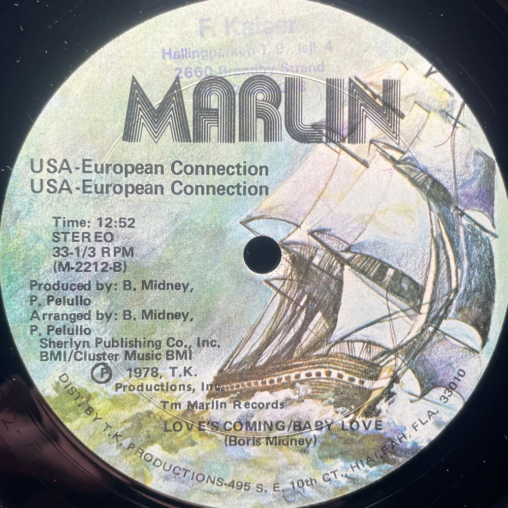 USA-European Connection ‎– Come Into My Heart (США 1978г.)