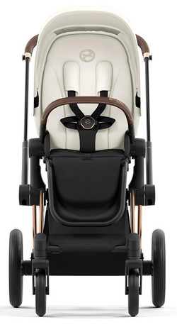 Коляска 3 в 1 Cybex Priam IV Rosegold complete и автокресло Cloud T i-Size Mirage Grey Off White
