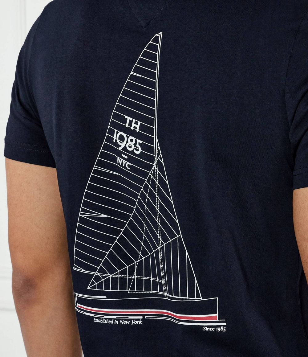 Футболка SAILING Tommy Hilfiger - темно-синий(MW0MW38614)