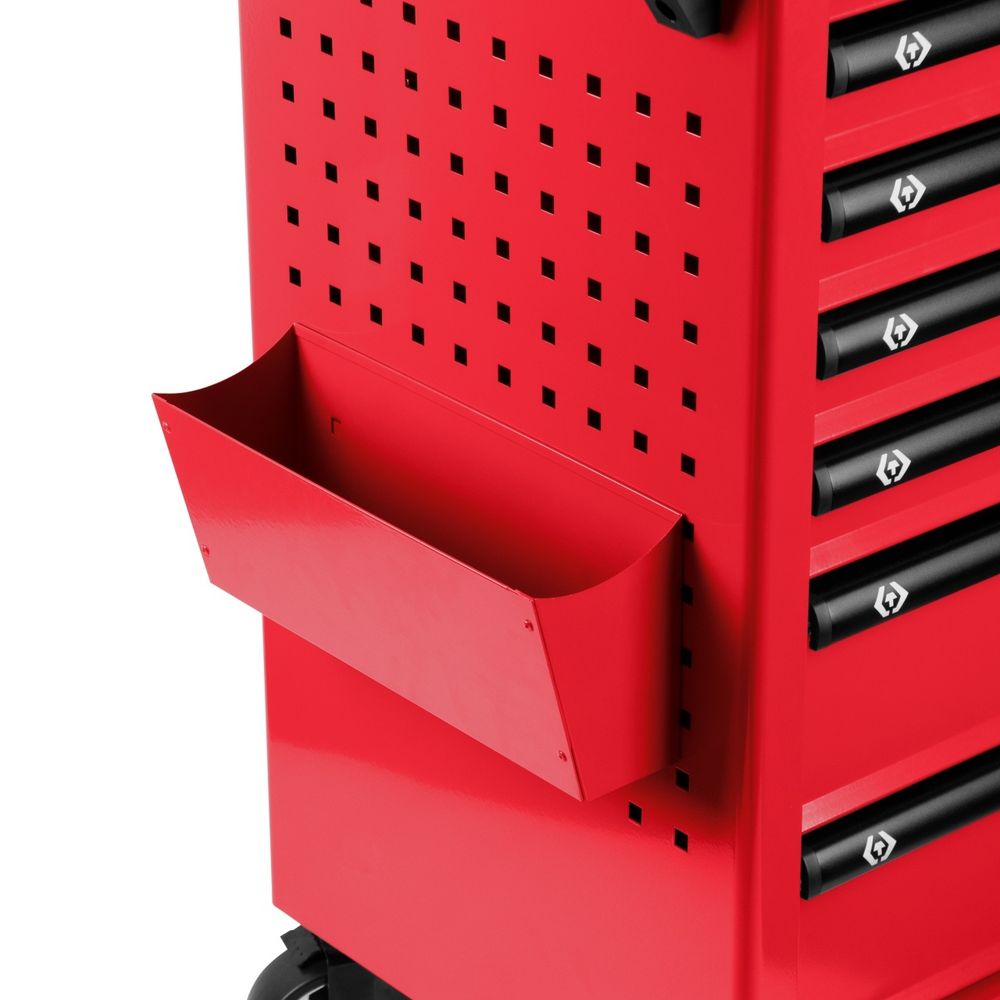 KING TONY (87G38-7B) Тележка инструментальная, 7 выдвижных ящиков, "PROFESSIONAL", красная