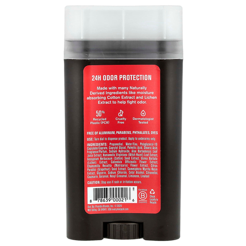 Every Man Jack, Дезодорант, без алюминия, кедр, 85 г (3 унции)