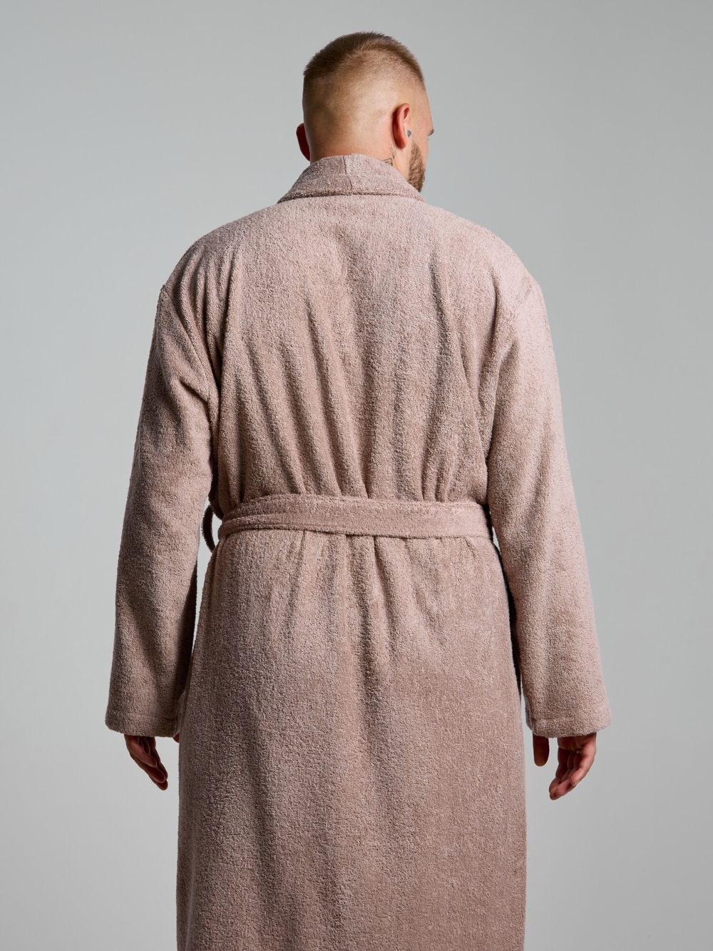 Халат мужской Комфорт-4 Виотекс СЕРО-БЕЖЕВЫЙ