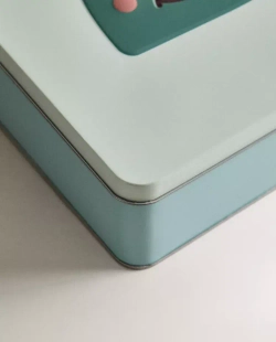 ZARA HOME МЕТАЛЛИЧЕСКИЙ ЯЩИК ДЛЯ ХРАНЕНИЯ "КРОКОДИЛ", РАЗНОЦВЕТНЫЙ