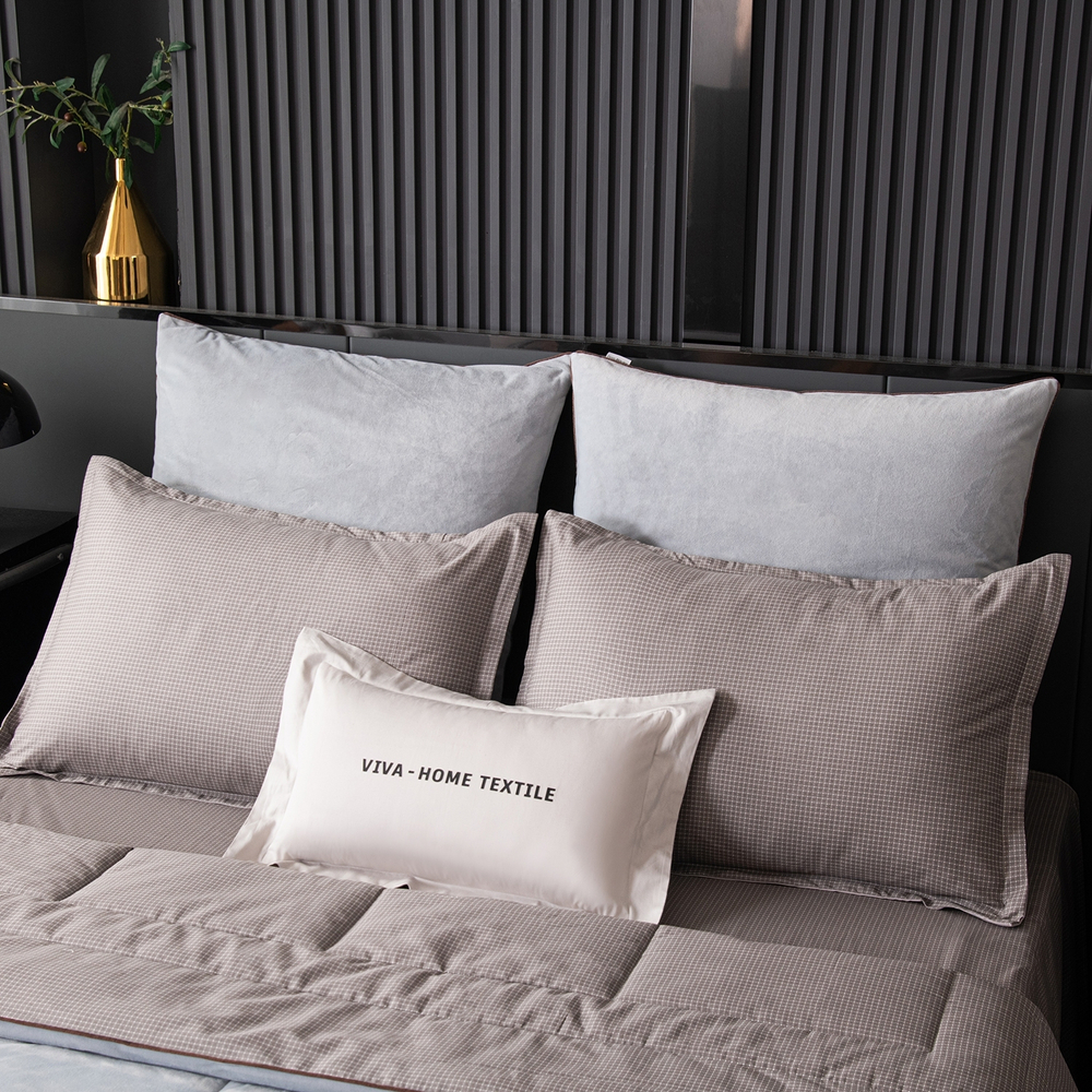 Комплект постельного белья на резинке Сатин Velouria Luxe с Одеялом VLR008