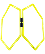 Набор шестиугольных напольных обручей Agility Hoops JA-216, 6 шт.