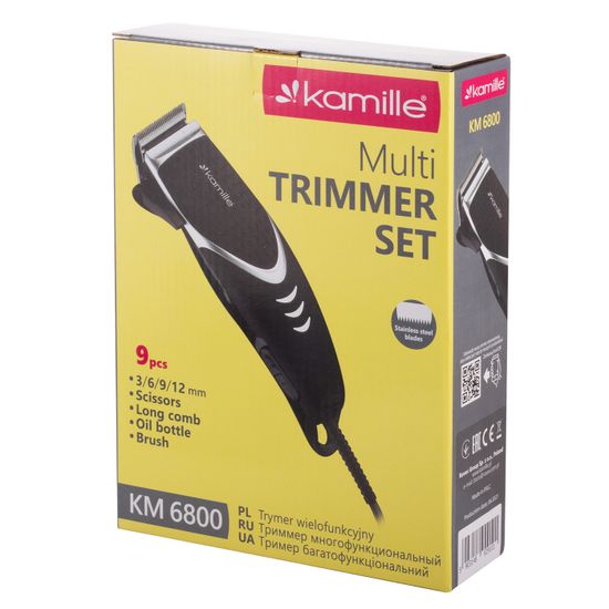 Машинка для стрижки электрическая проводная Kamille KM 6800