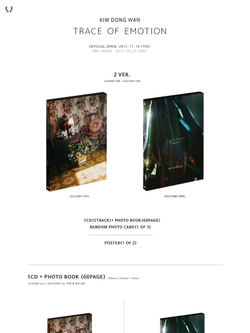 Альбом SHINHWA KIM DONG WAN - TRACE OF EMOTION Album GLOOMY Version