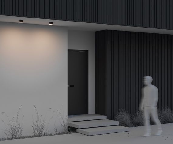 Уличный потолочный светодиодный светильник Maytoni Outdoor Zon IP O430CL-L15B3K