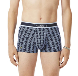 Мужские спортивные боксеры Lacoste Mit Monogrann Trunks 3P - navy blue/blue