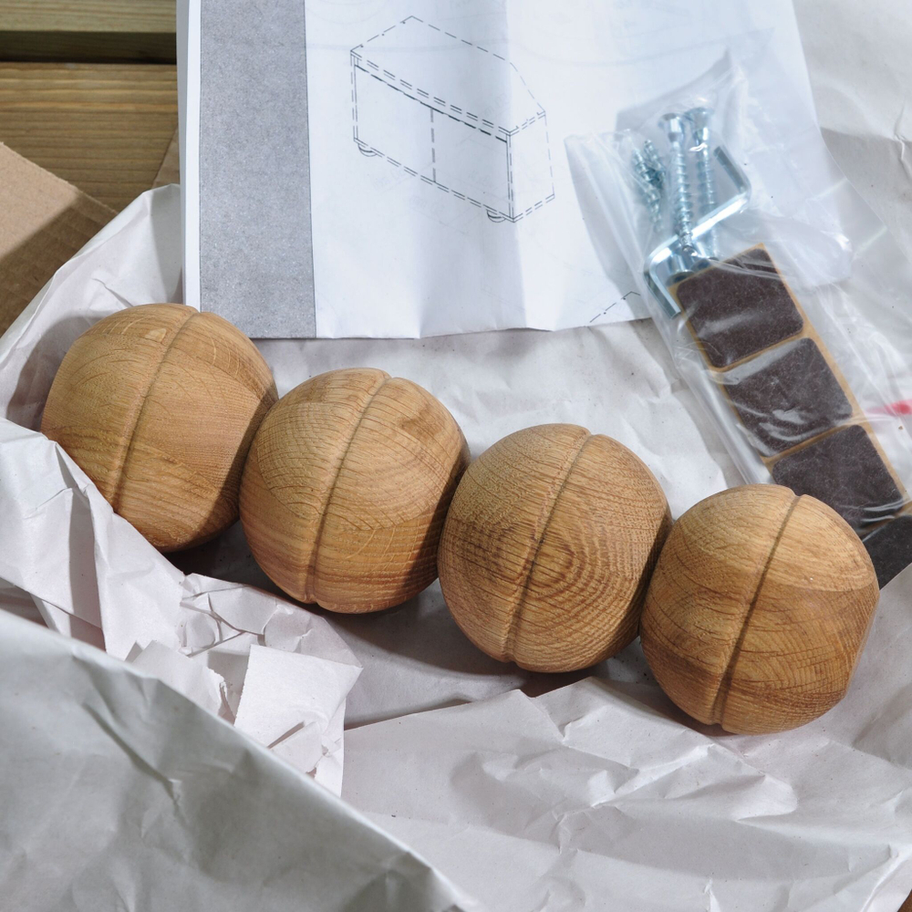 Ножки мебельные дубовые 4 шт.