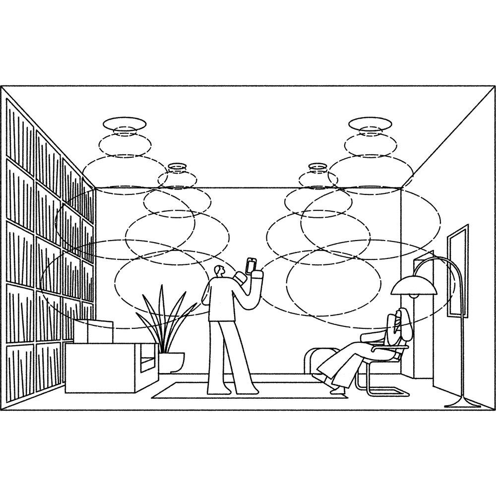 Встраиваемая акустика Sonos In-Ceiling by Sonance