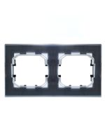 BRITE Рамка 2-местная IP44 РУ-2-БрМ-44 маренго IEK