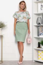 Юбка Алексис (фисташка) Ю14161-8М LT Collection