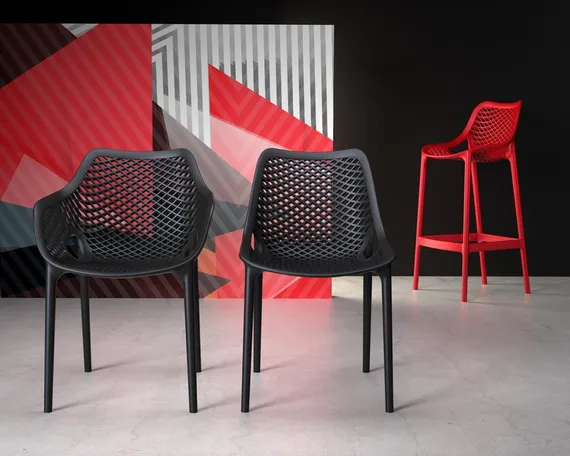 Барный стул Air красный