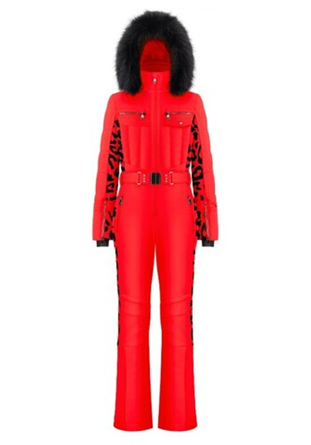 POIVRE BLANC 295511 W22-0831-WO/L Комбинезон с иск. мехом (Цв. leopard scarlet red (леопардовый), LSRD)