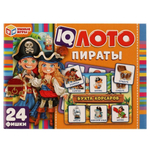 Лото IQ "Пираты" 24 фишки 4680107969545 (Умные игры)