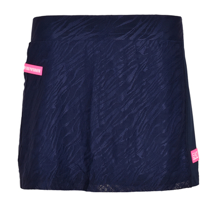 Теннисная юбка EA7 Woman Jersey Miniskirt - navy blue
