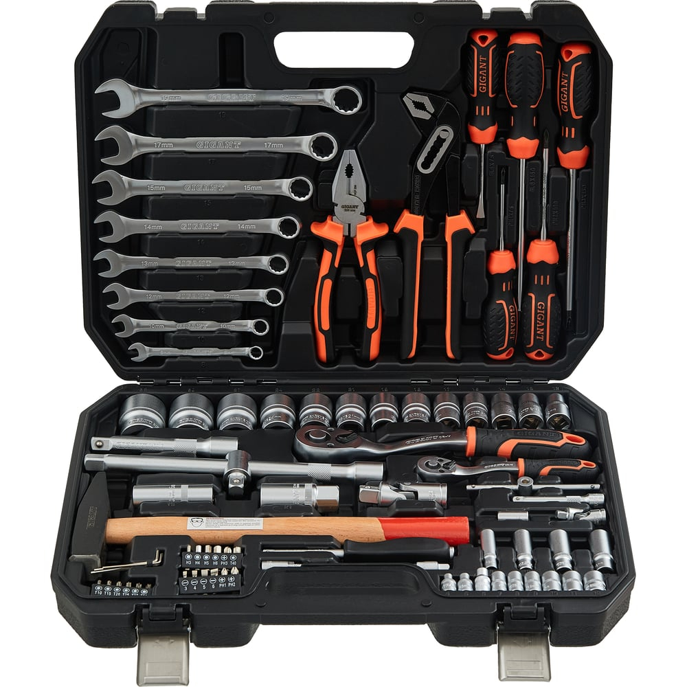 Набор инструментов Gigant 77 предметов, сталь Cr-V GAS 77