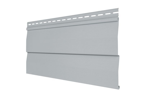 Сайдинг Tecos Premium Корабельный брус Серый 3660х230 мм