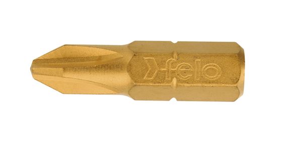 Felo Бита крестовая серия TiN PH 1X25, 10 шт 02201070