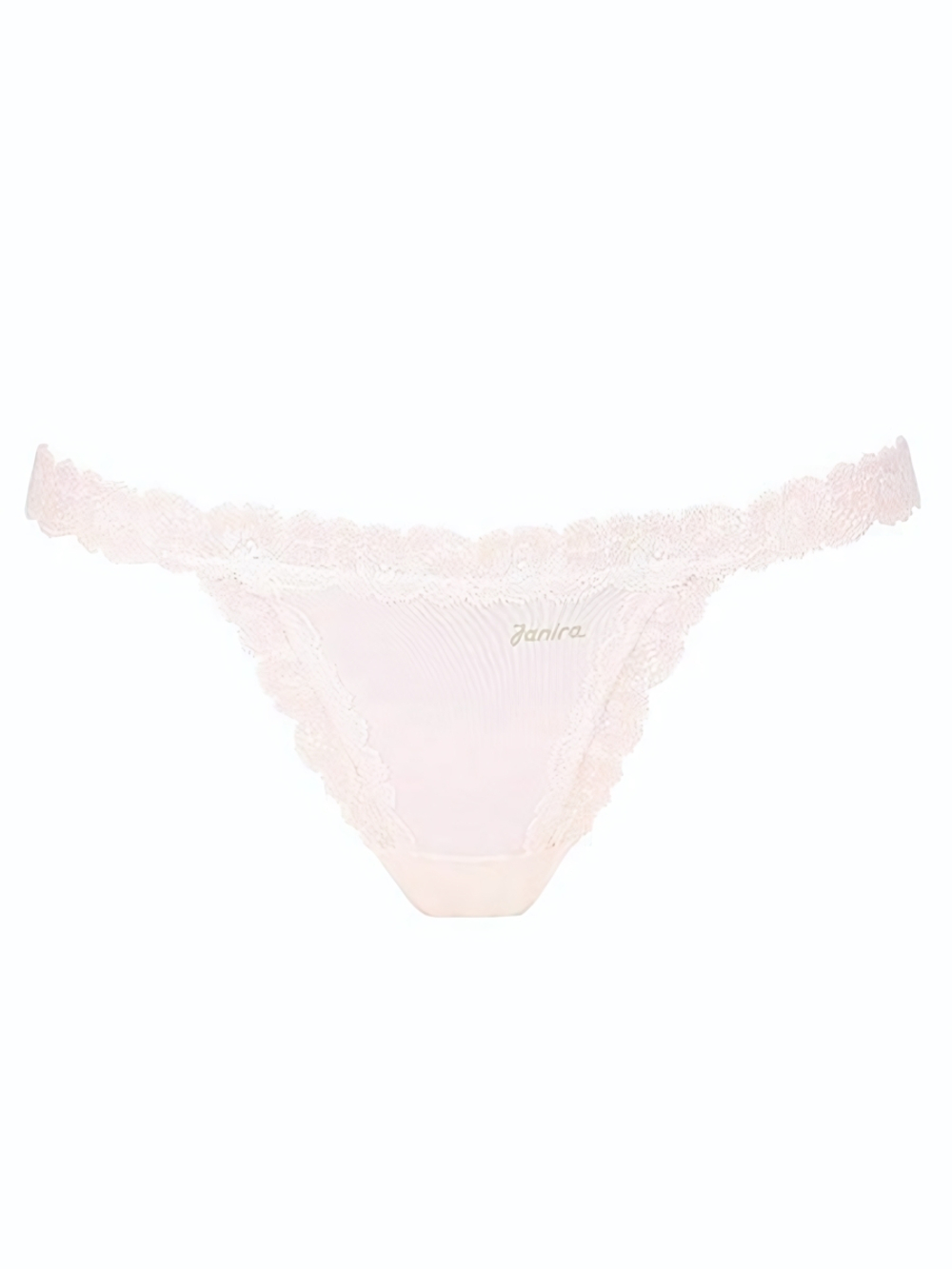 Трусики-танга Fresh Cotton Lace (Размер: S-M) (Цвет: телесный)