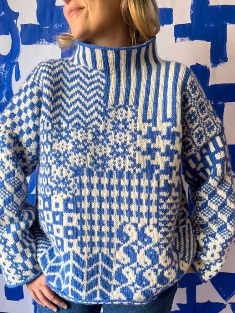 Описание по вязанию свитера спицами &quot;Norwegian Winter&quot;