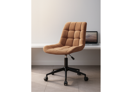 Офисное кресло WoodVille Честер кирпичный / черный