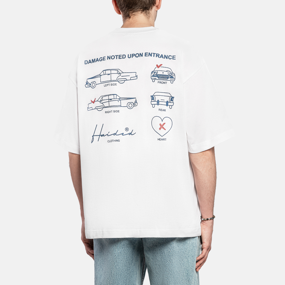 Футболка HAIDED DAMAGE White